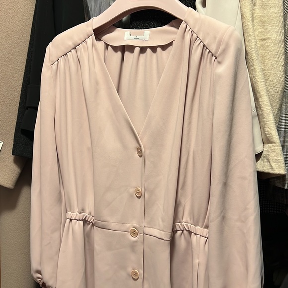 Aritzia babaton day dress light pink - Picture 4 of 6